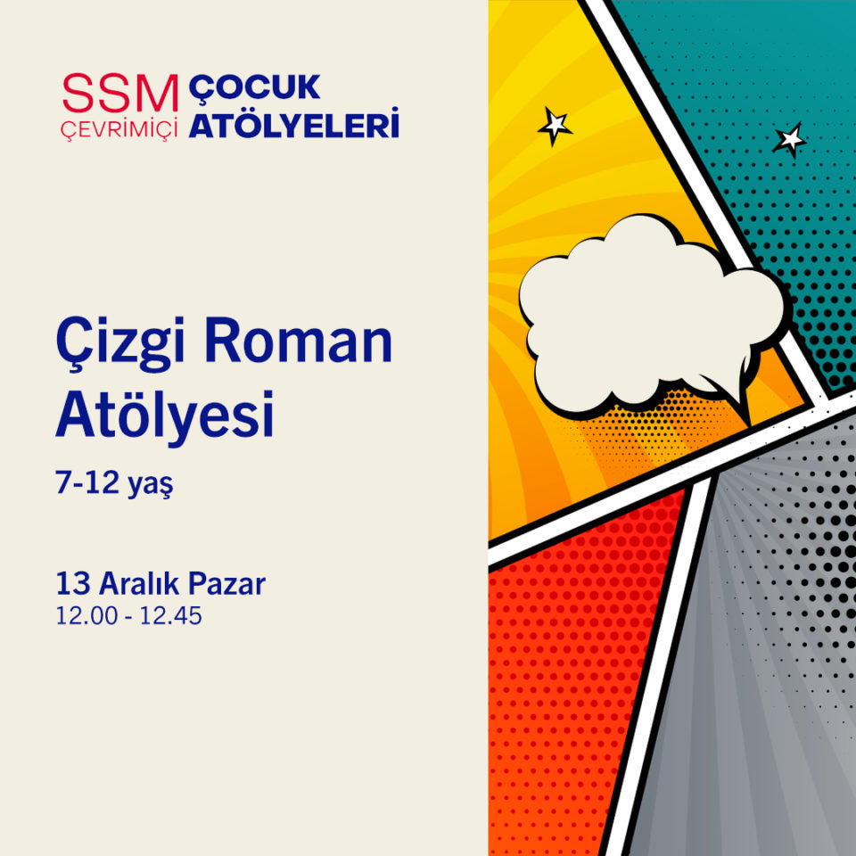 Çevrimiçi Çocuk Atölyeleri 2020 - Çizgi Roman Atölyesi  (7-12 yaş)