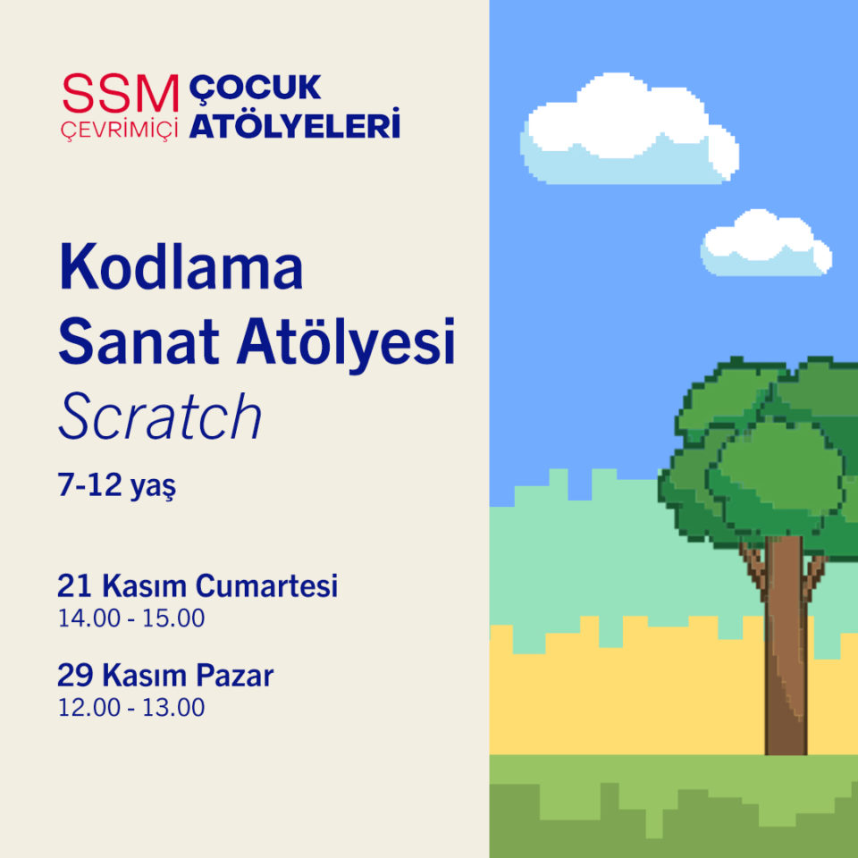 Çevrimiçi Çocuk Atölyeleri 2020 - Kodlama Sanat Atölyesi - Scratch (7-12 yaş)