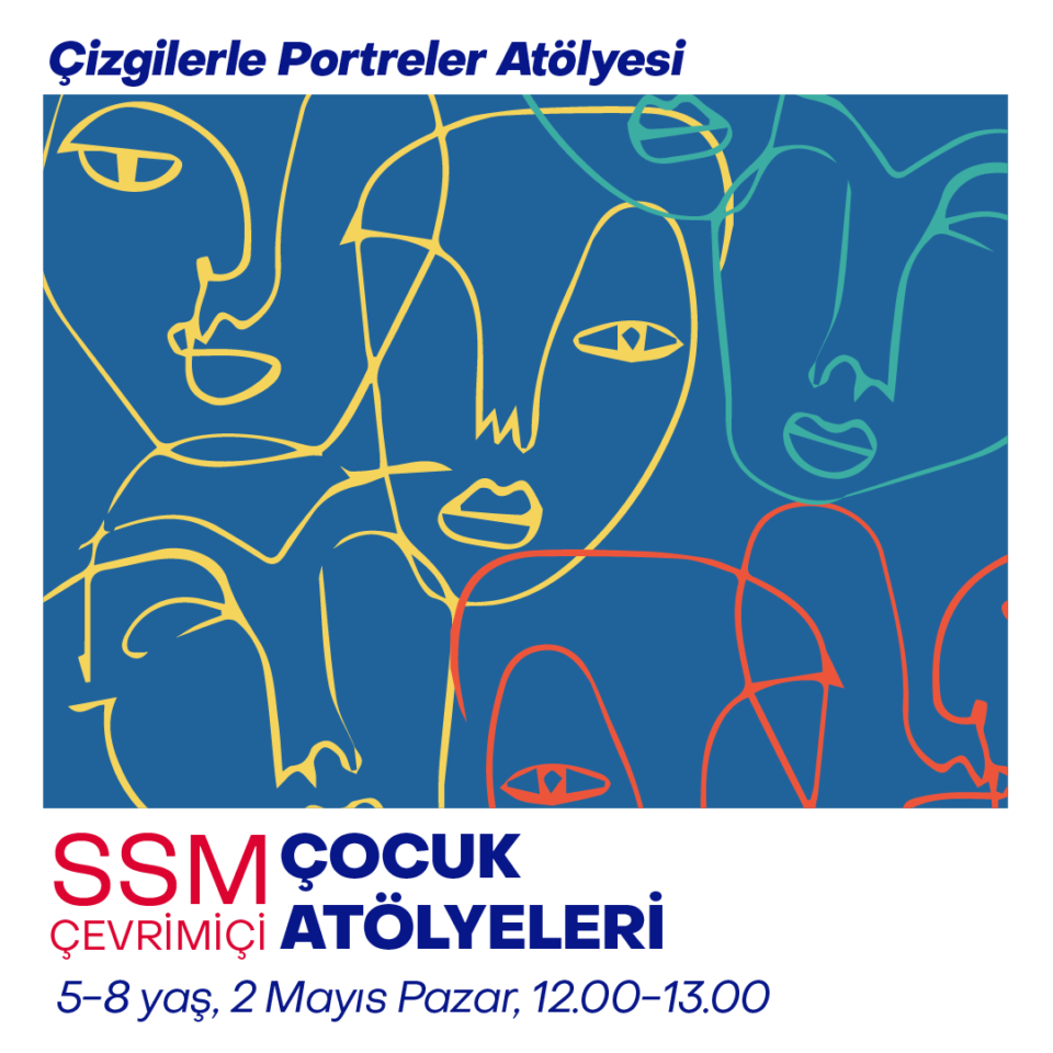 Çevrimiçi Çocuk Atölyeleri 2021 - Çizgilerle Portreler Atölyesi (5-8 yaş)