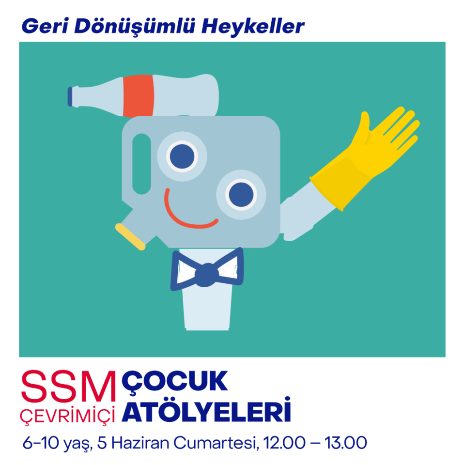 Çevrimiçi Çocuk Atölyeleri 2021 - Geri Dönüşümlü Heykeller (6-10 yaş)