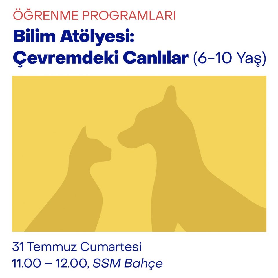 Çocuk Atölyeleri 2021 - Bilim Atölyesi: Çevremdeki Canlılar (6-10 Yaş)