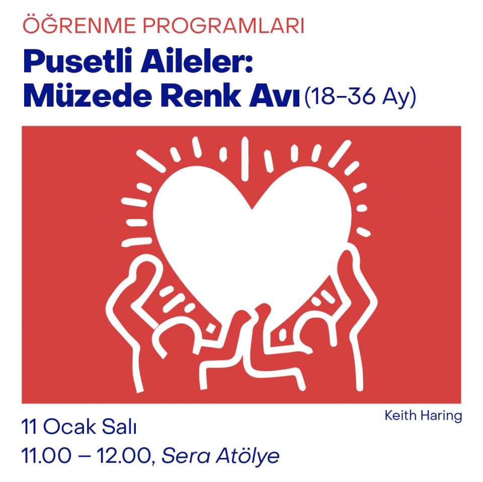 Pusetli Aileler: Müzede Renk Avı - Keith Haring (18-36 Ay)