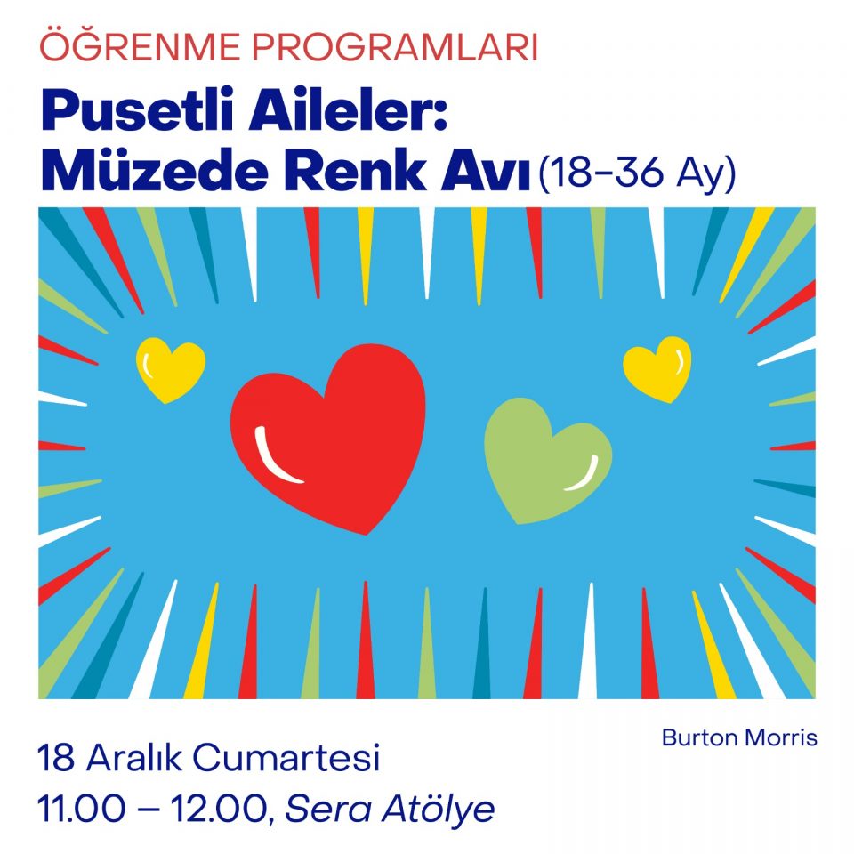 Pusetli Aileler: Müzede Renk Avı - Burton Morris (18-36 Ay)