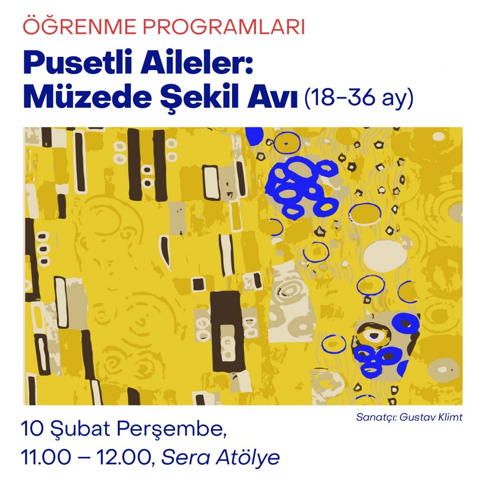Pusetli Aileler: Müzede Şekil Avı - Gustav Klimt (18-36 Ay)