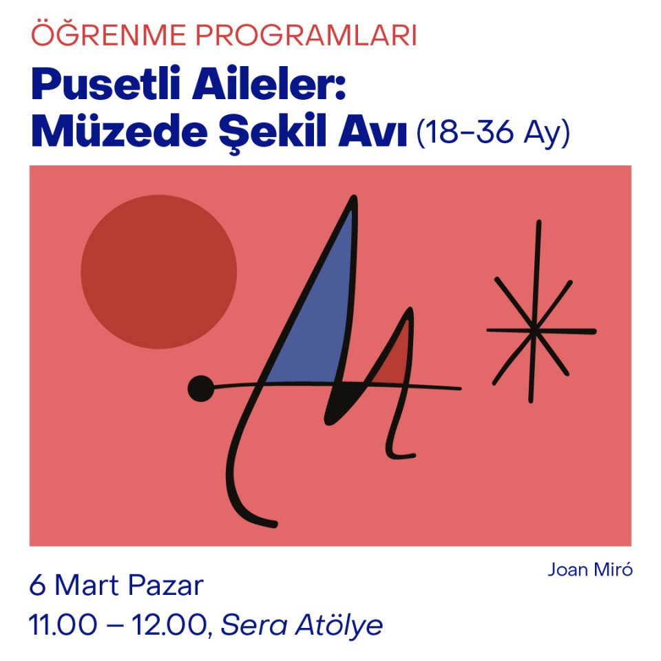 Pusetli Aileler: Müzede Şekil Avı - Joan Miró (18-36 Ay)