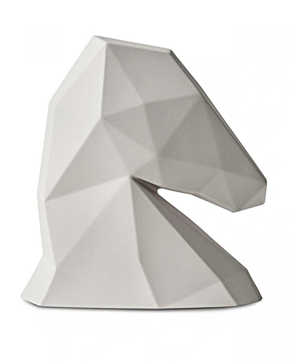 Dekoratif Obje At Fildişi Rengi