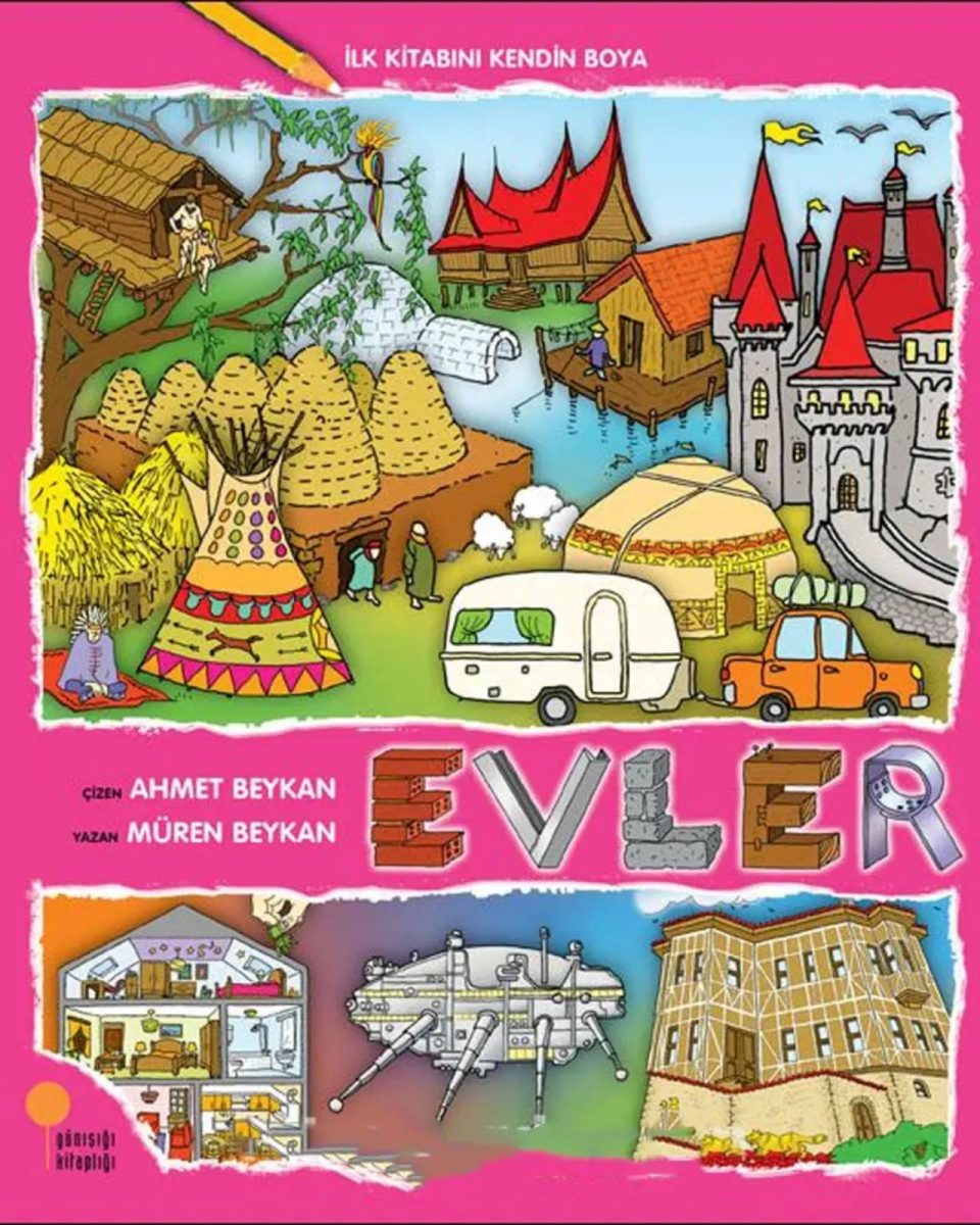 Evler / Boyama Kitabı