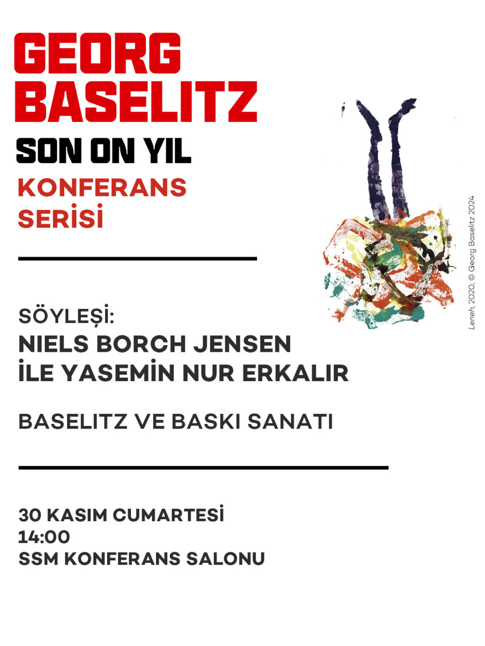 Niels Borch Jensen ile Yasemin Nur Erkalır: "Baselitz ve Baskı Sanatı"