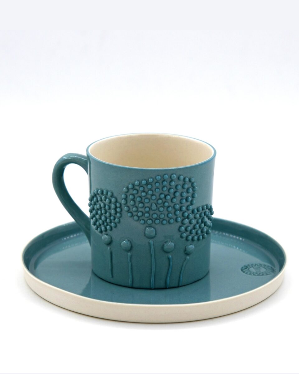 Lika Hindiba Kahve Fincani Soğuk Mavi